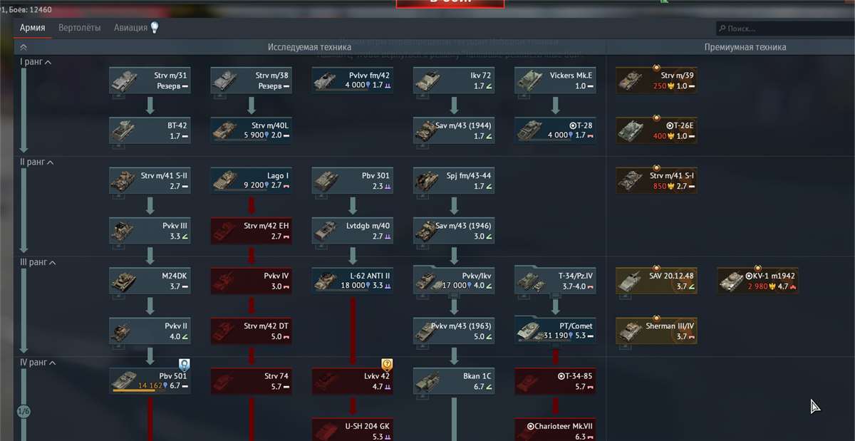 продажа аккаунта к игре War Thunder